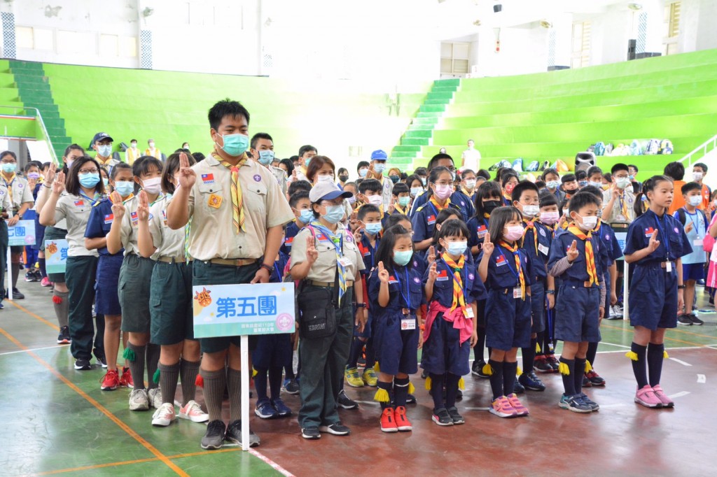 18052屏東縣慶祝110年童軍節大會相片圖示