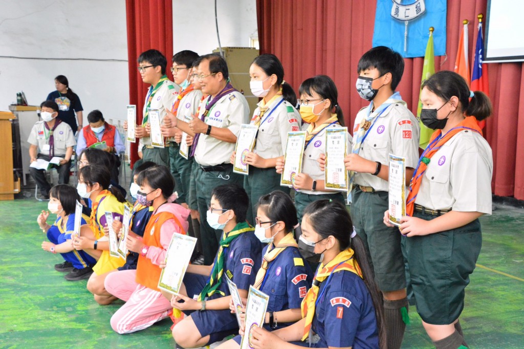 18560屏東縣慶祝110年童軍節大會相片圖示